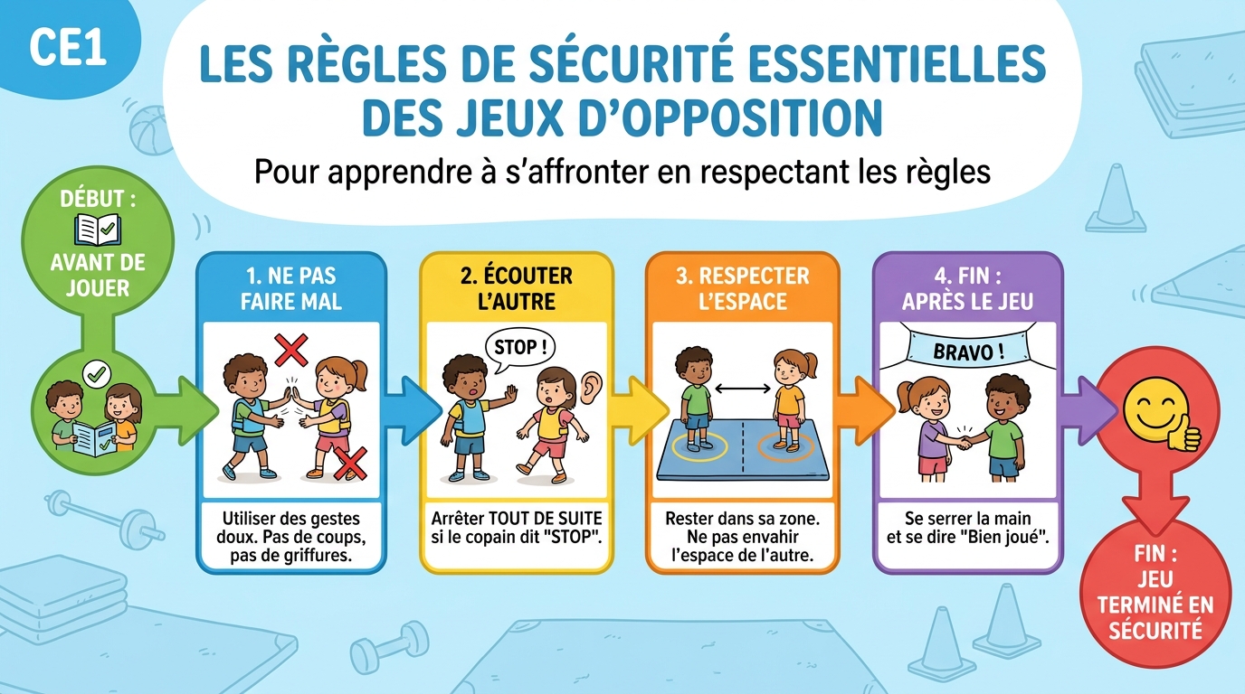 Les règles de sécurité essentielles des jeux d'opposition