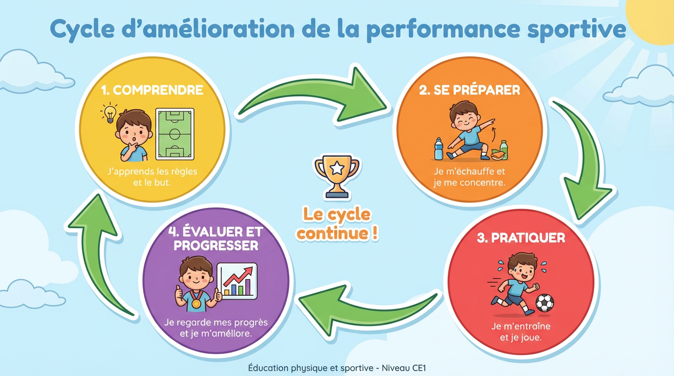 Cycle d'amélioration de la performance sportive