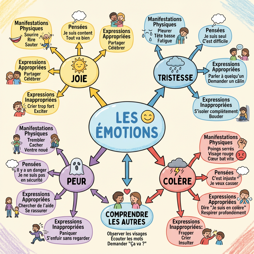 Les émotions et leurs manifestations