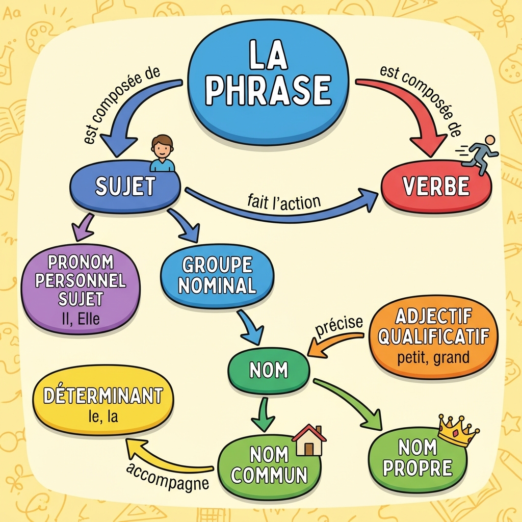 Les classes de mots et leurs relations