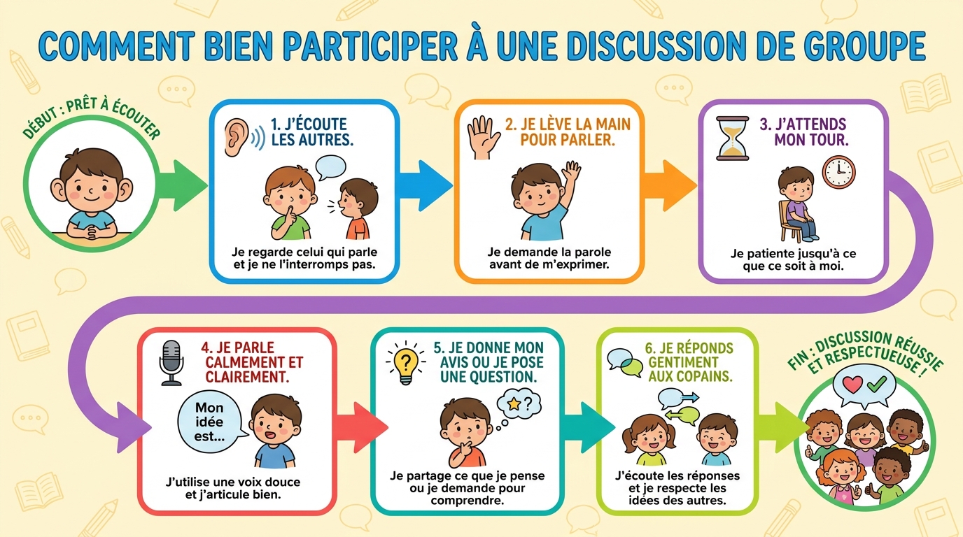 Bien participer à une discussion