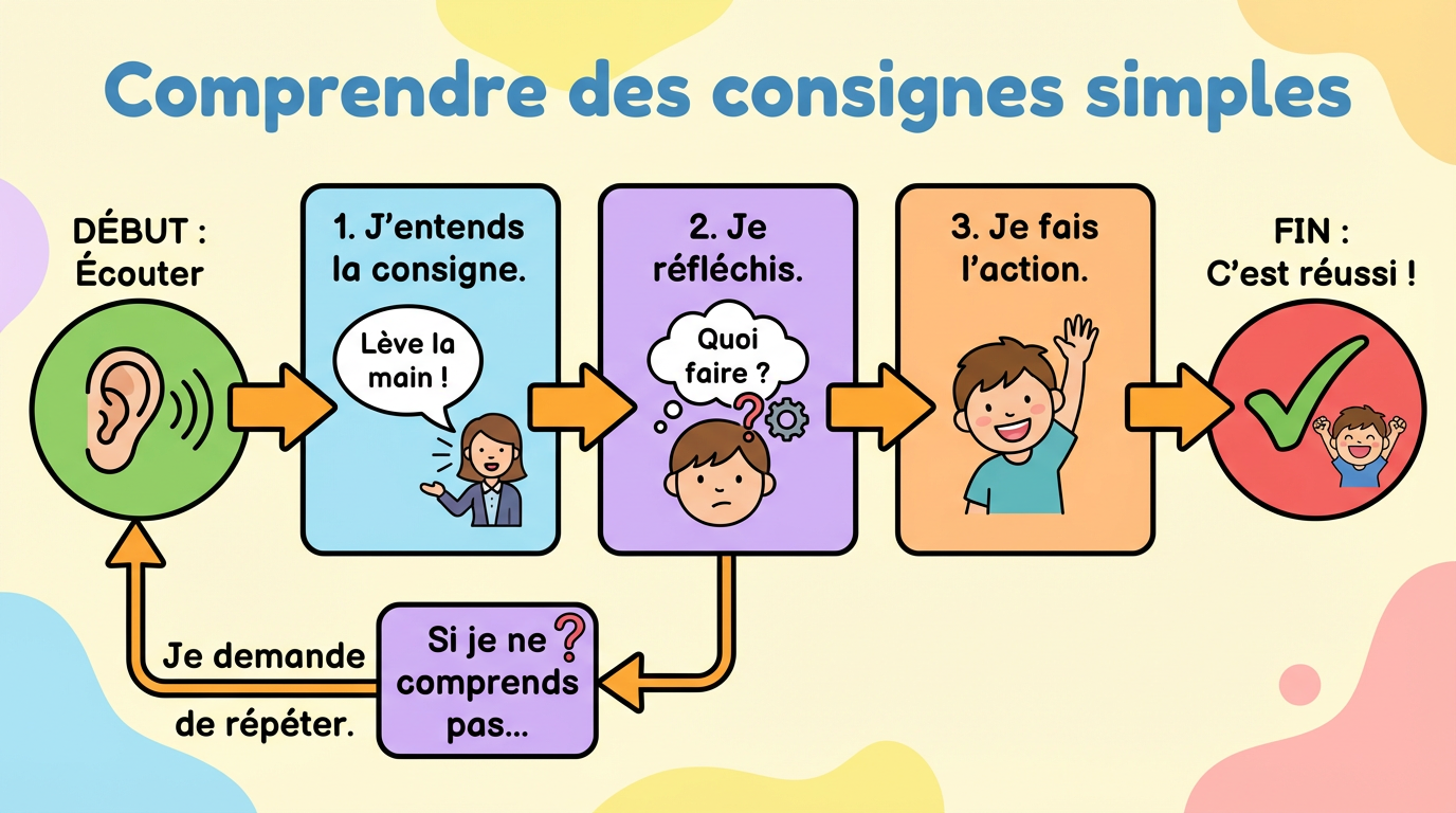 Comprendre des consignes simples