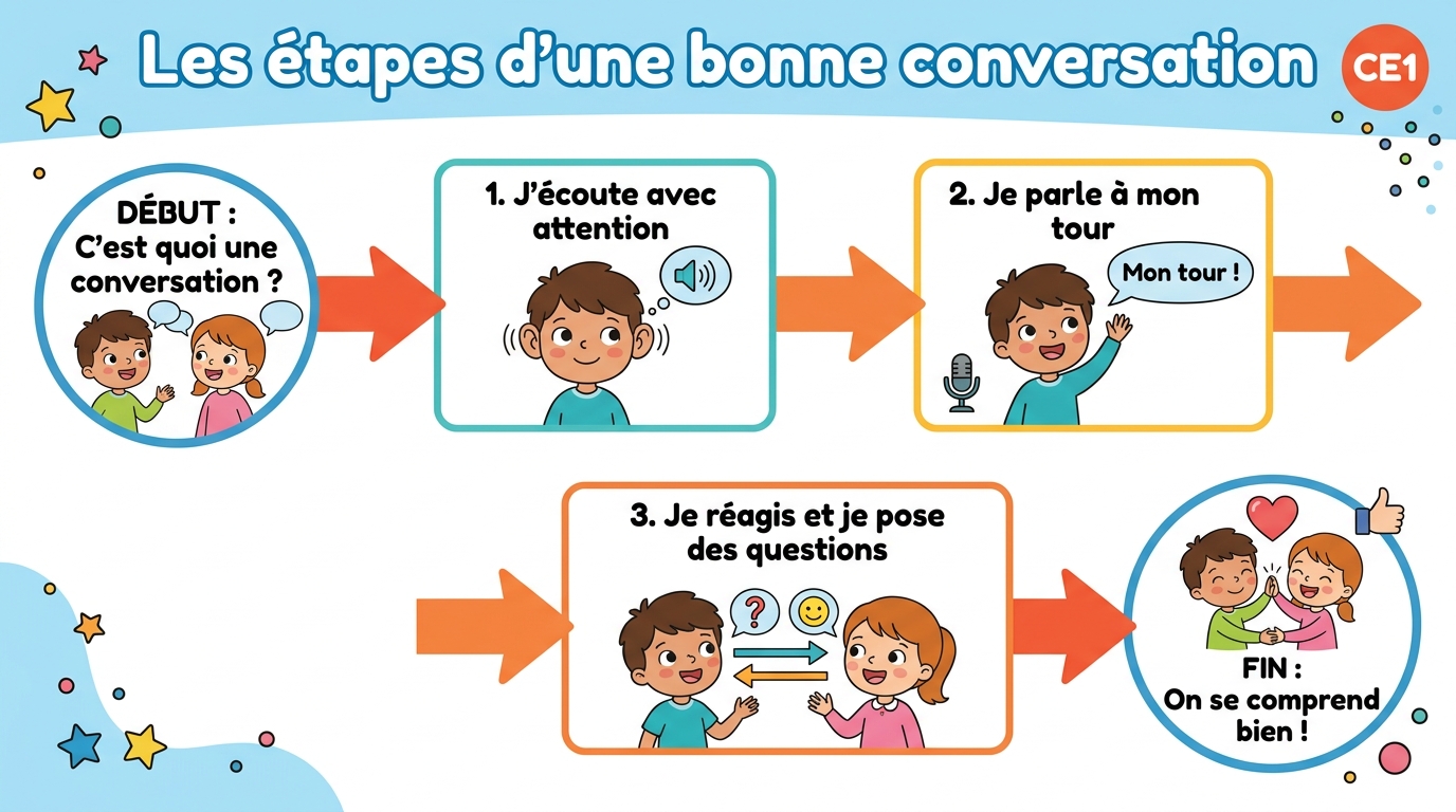 Les étapes d'une bonne conversation