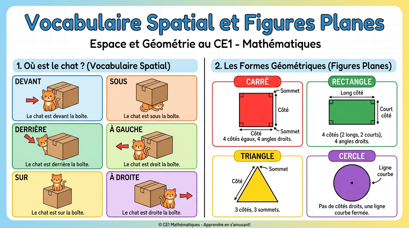 Vocabulaire Spatial et Figures Planes