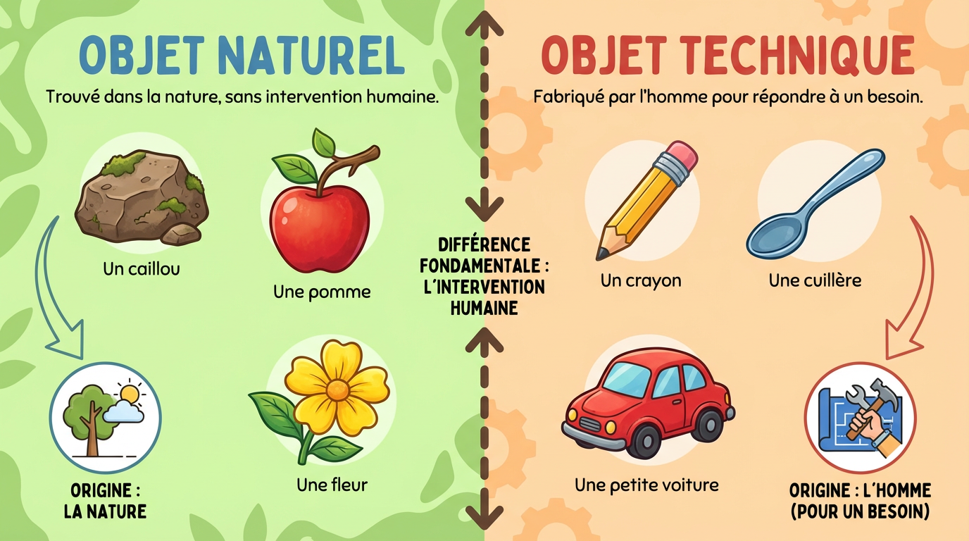 Objet technique vs. Objet naturel