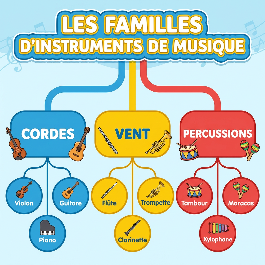 Les Familles d'Instruments de Musique