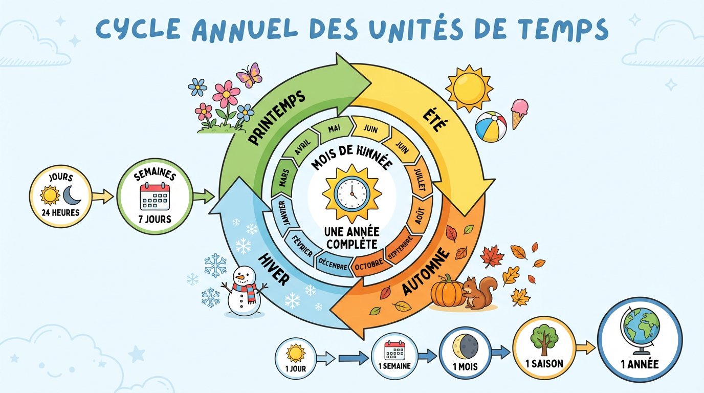 Cycle annuel des unités de temps