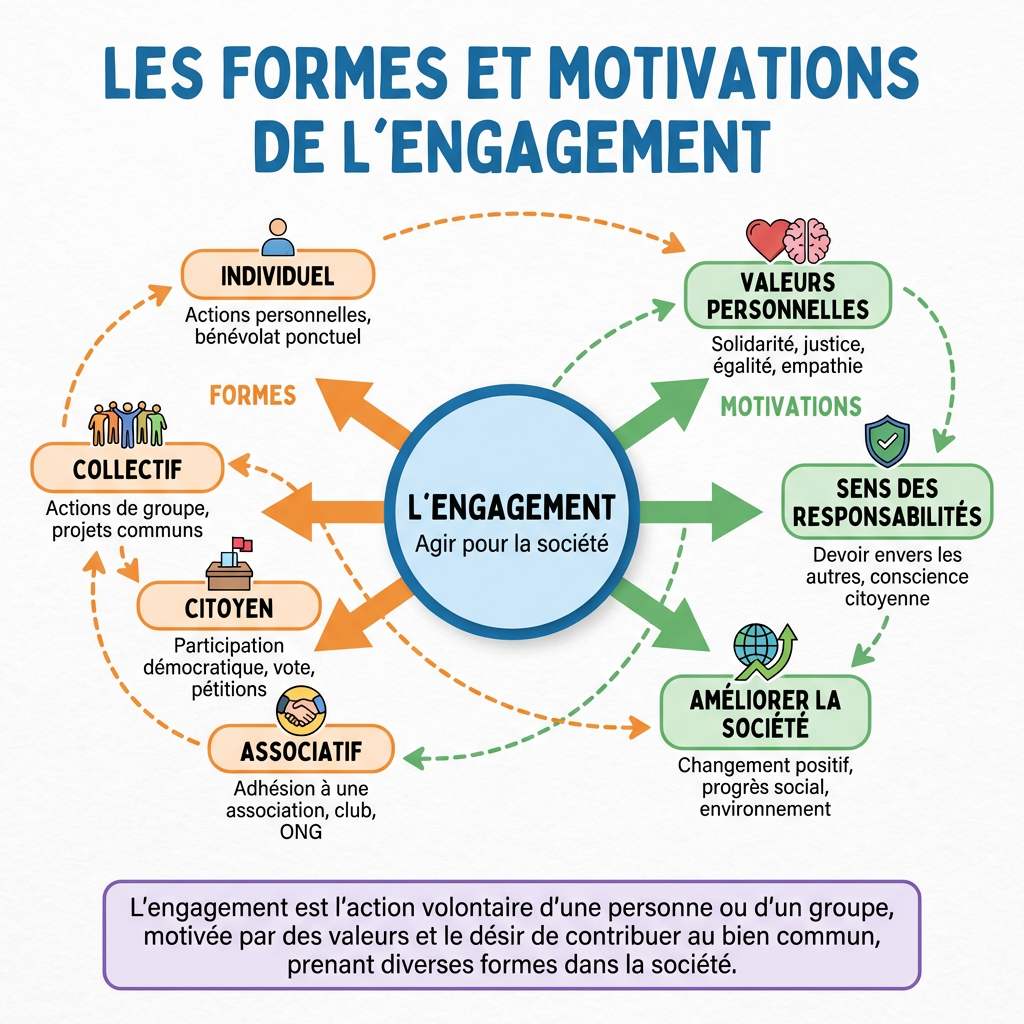 Les formes et motivations de l'engagement