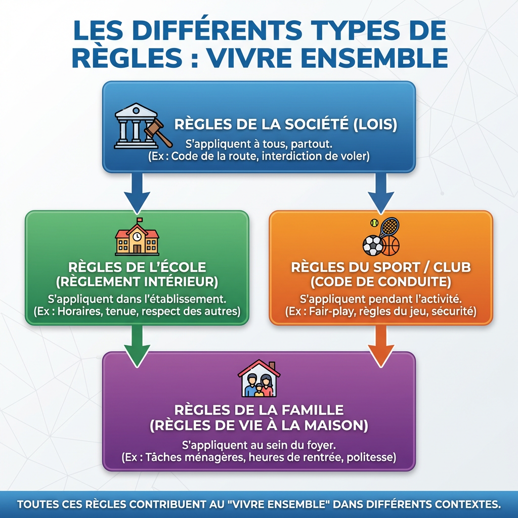 Les différents types de règles