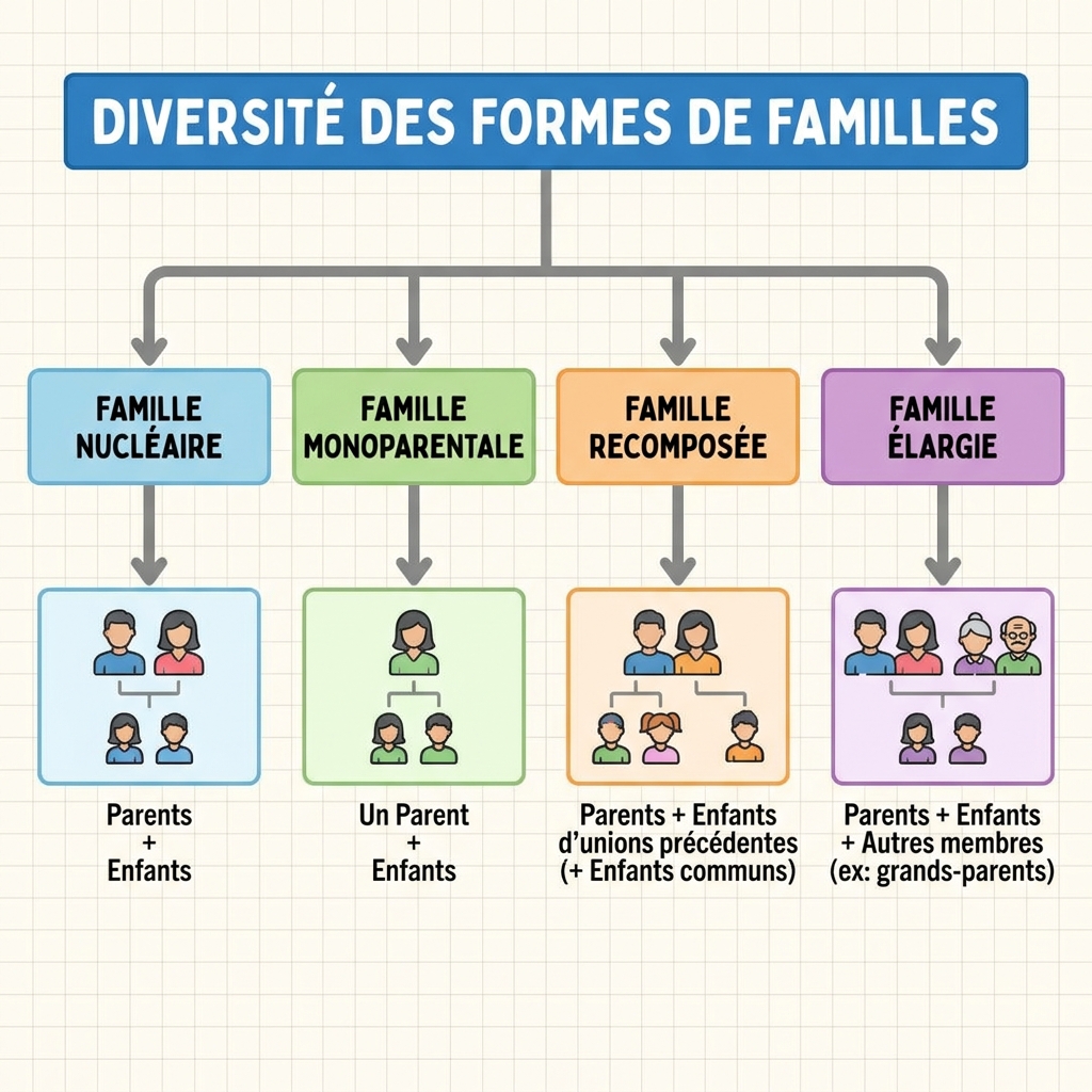 Diversité des formes de familles