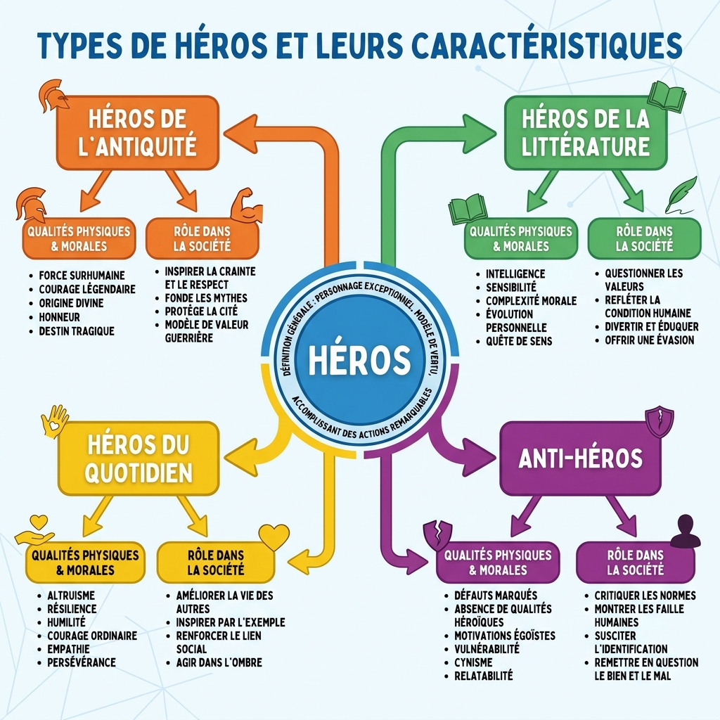 Types de Héros et leurs Caractéristiques
