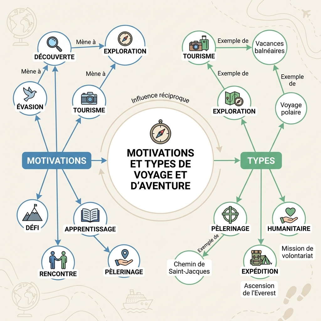 Motivations et Types de Voyage et d'Aventure