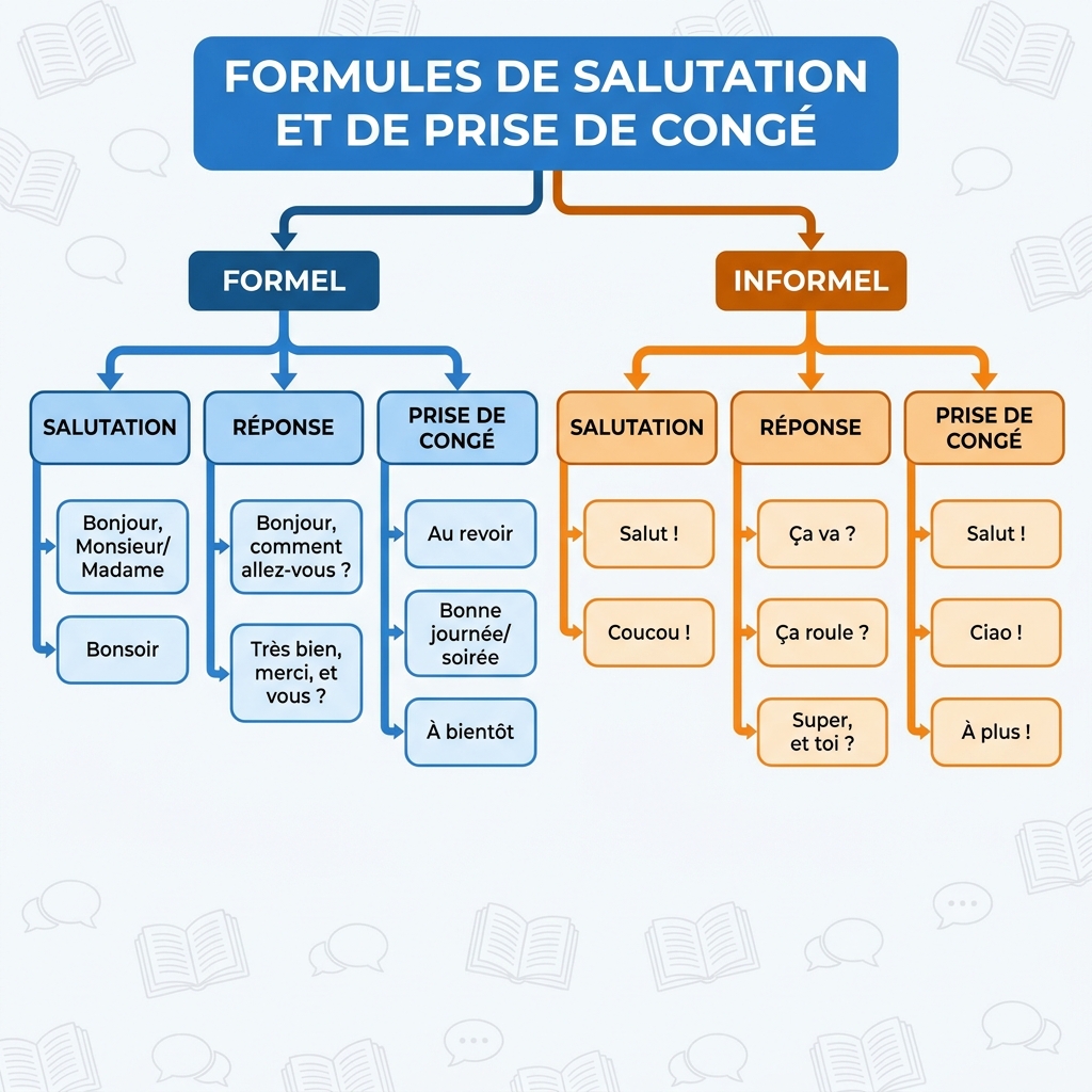 Formules de salutation et de prise de congé