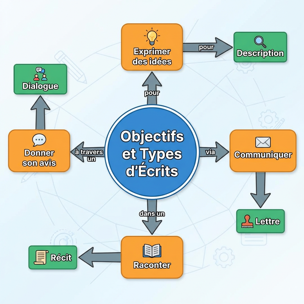 Objectifs et Types d'Écrits