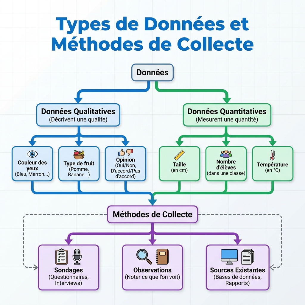 Types de Données et Méthodes de Collecte