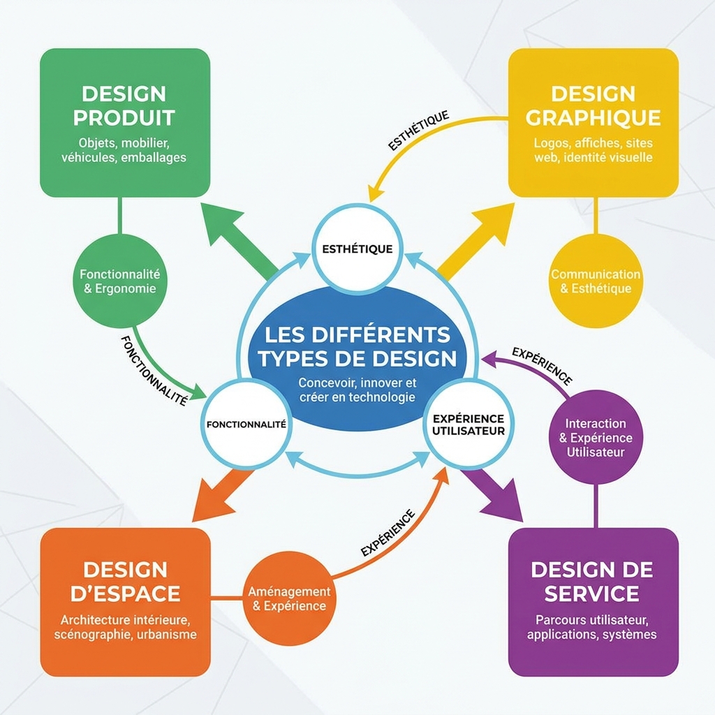 Les différents types de design