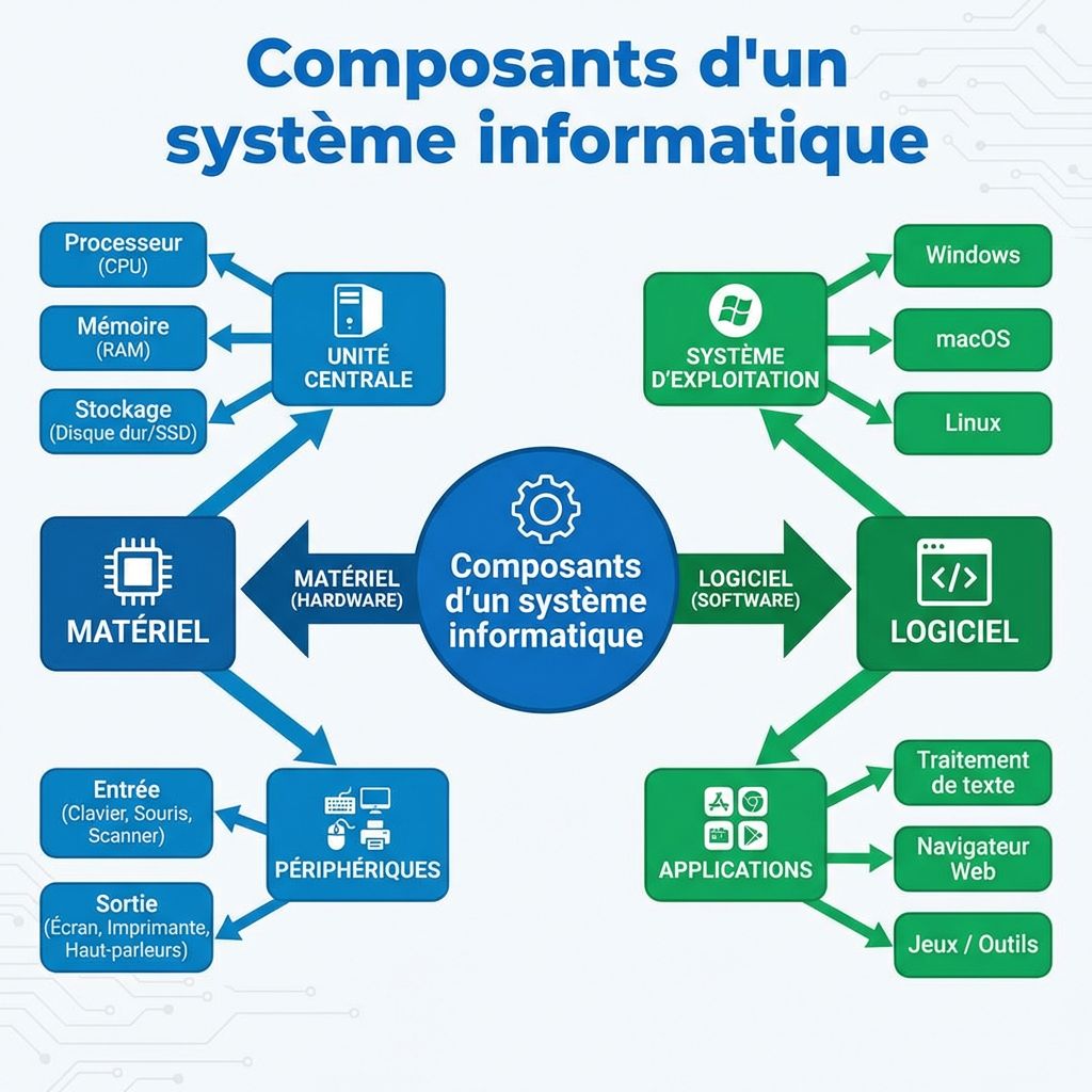 Composants d'un système informatique