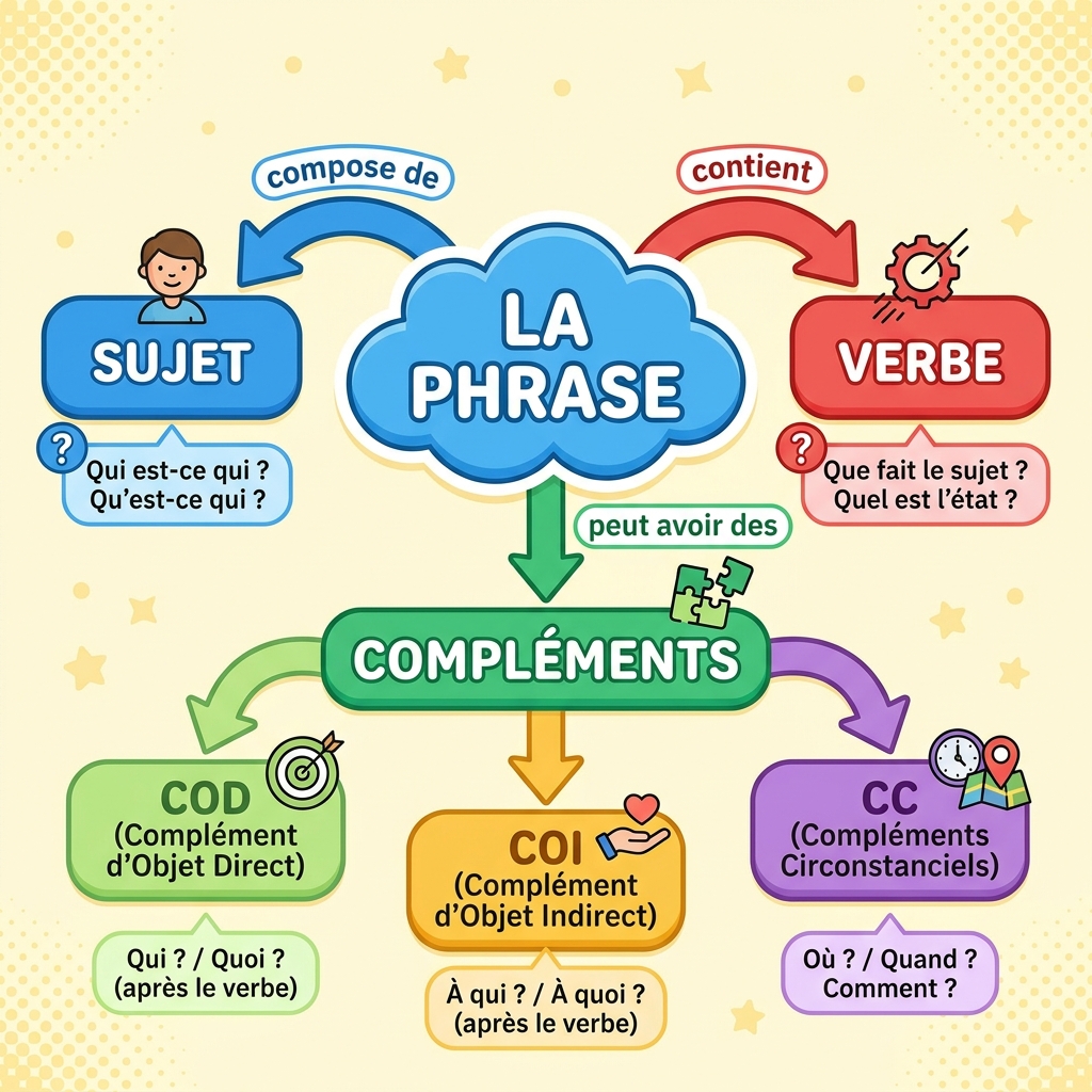 La phrase et ses constituants