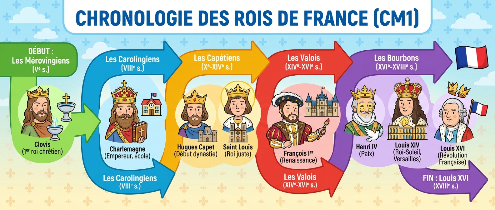 Chronologie des rois de France