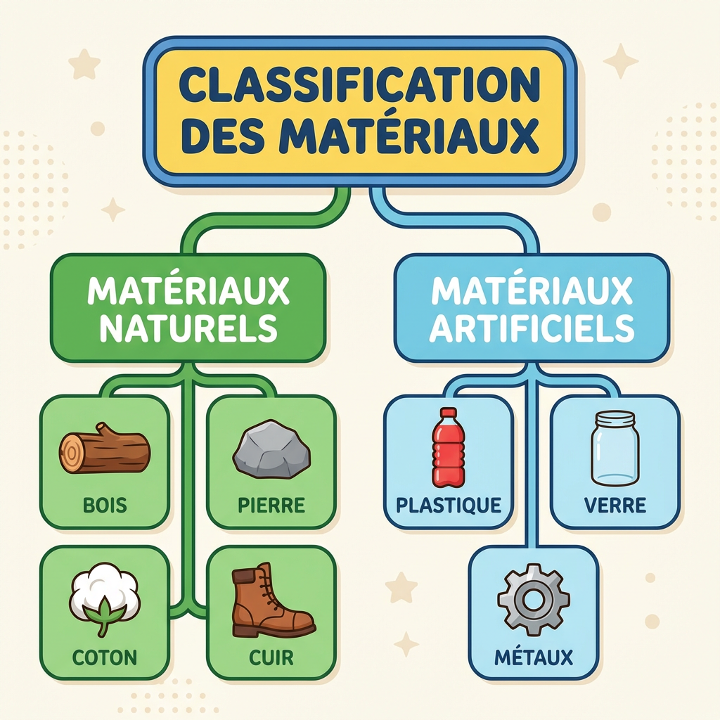 Classification des Matériaux