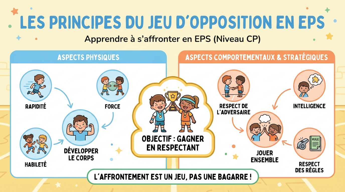 Les principes du jeu d'opposition en EPS