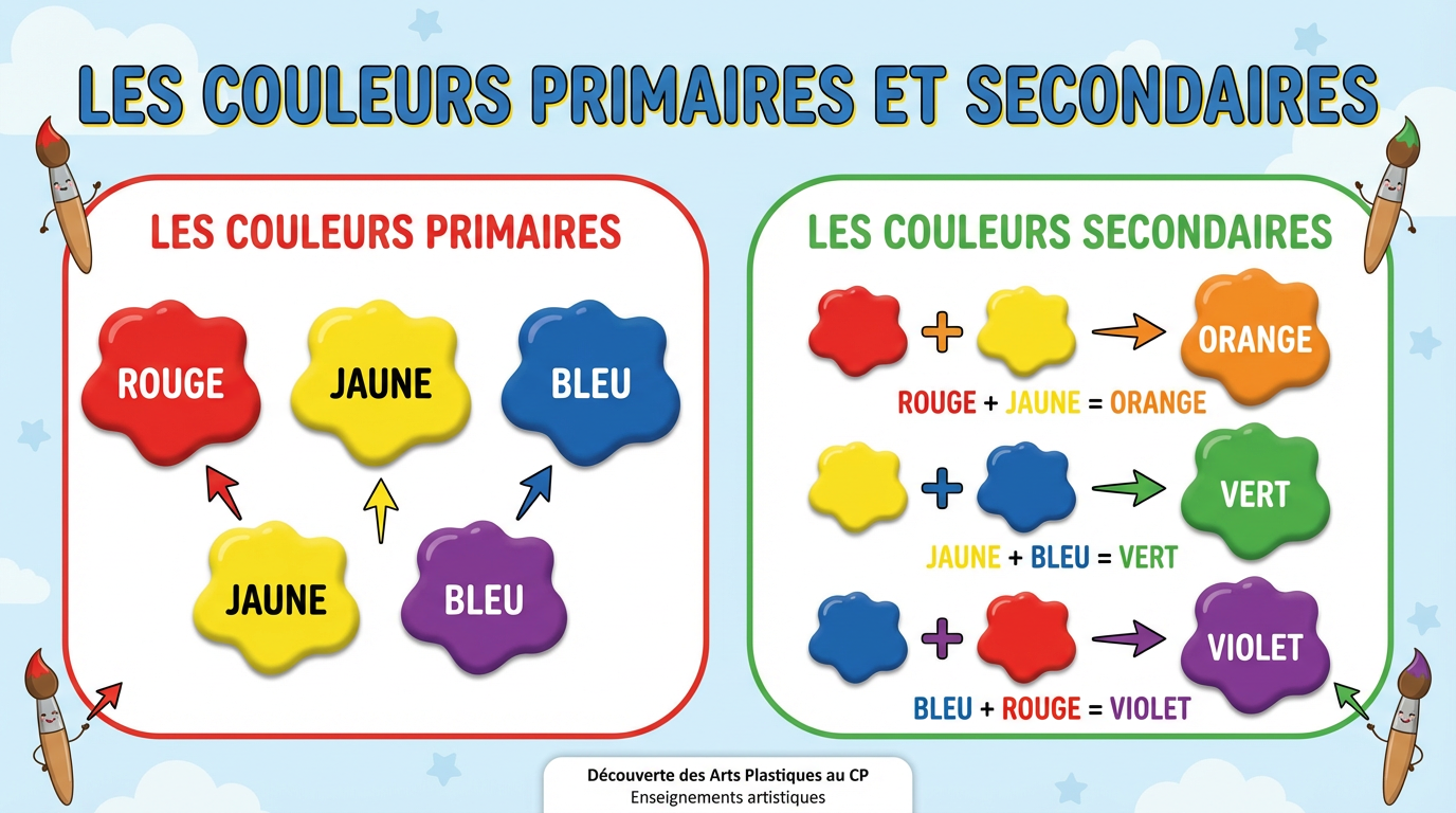 Les Couleurs Primaires et Secondaires
