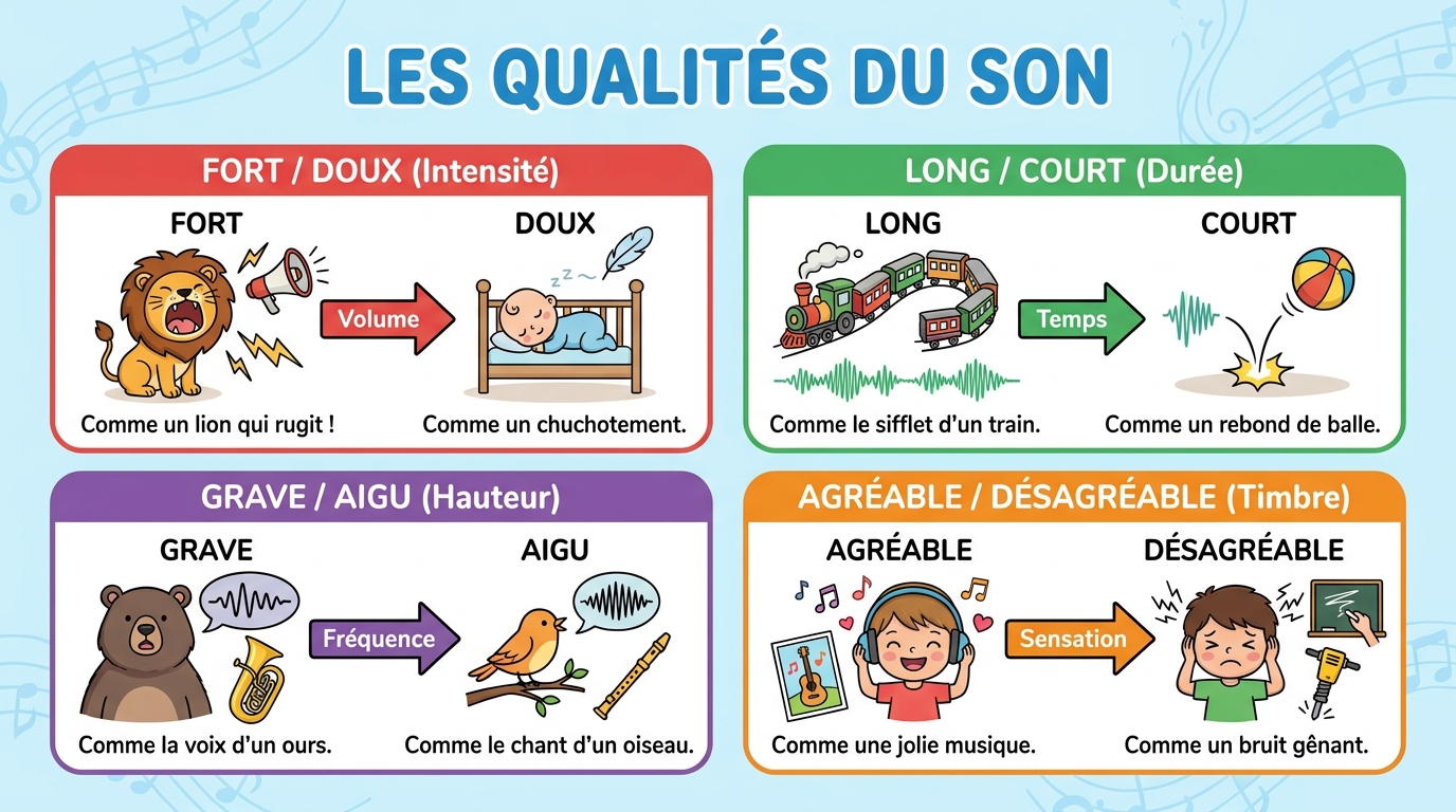 Les Qualités du Son