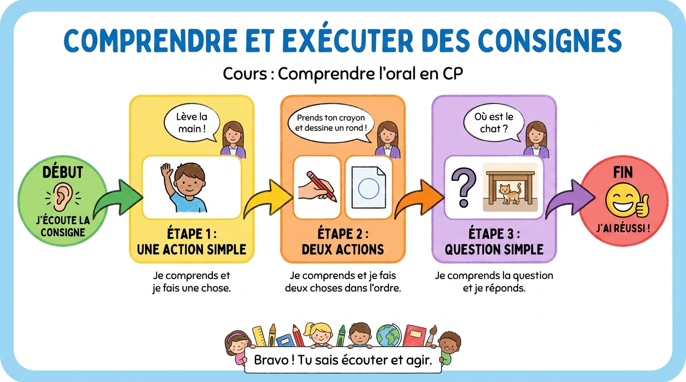Comprendre et exécuter des consignes