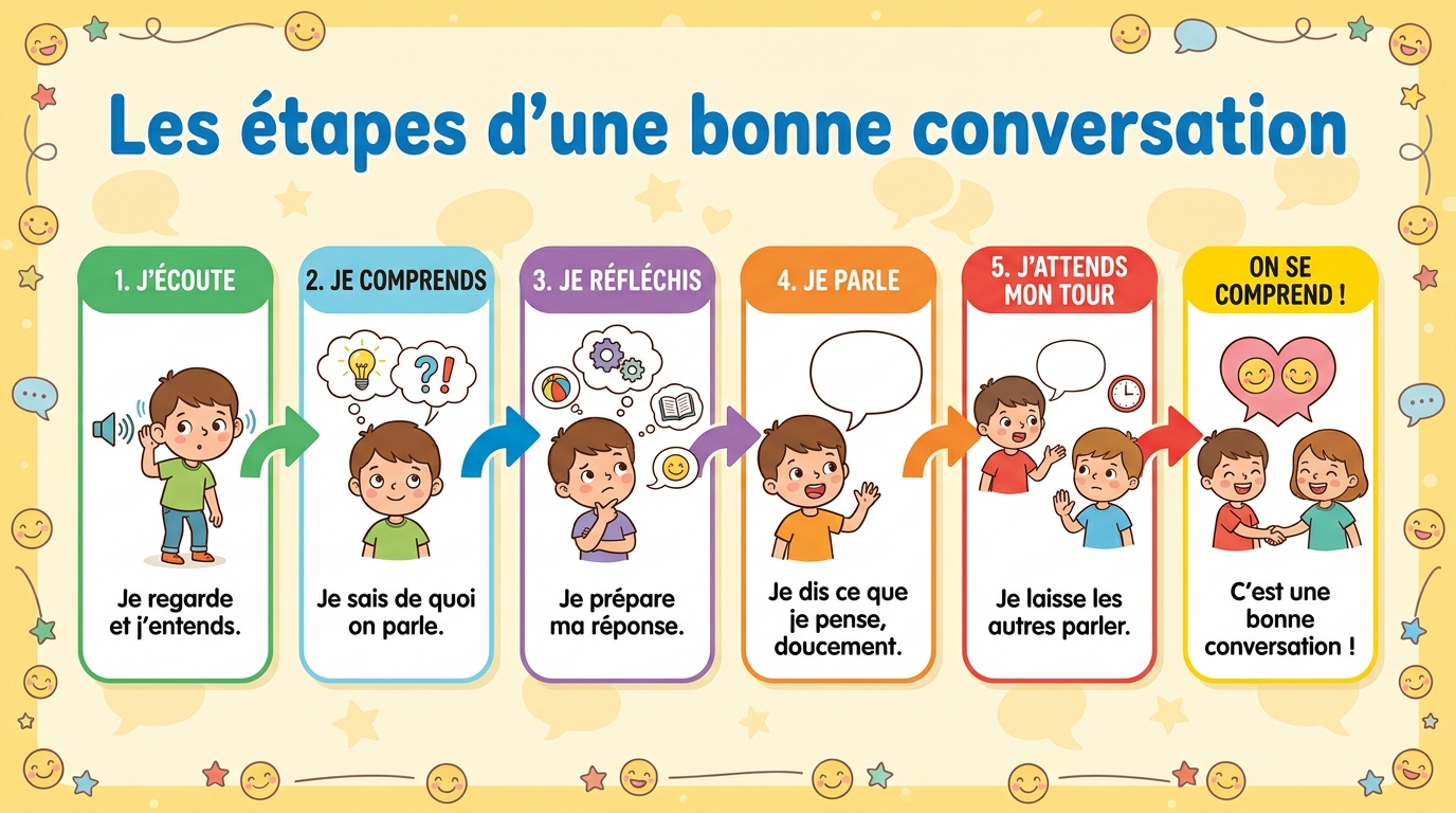 Les étapes d'une bonne conversation