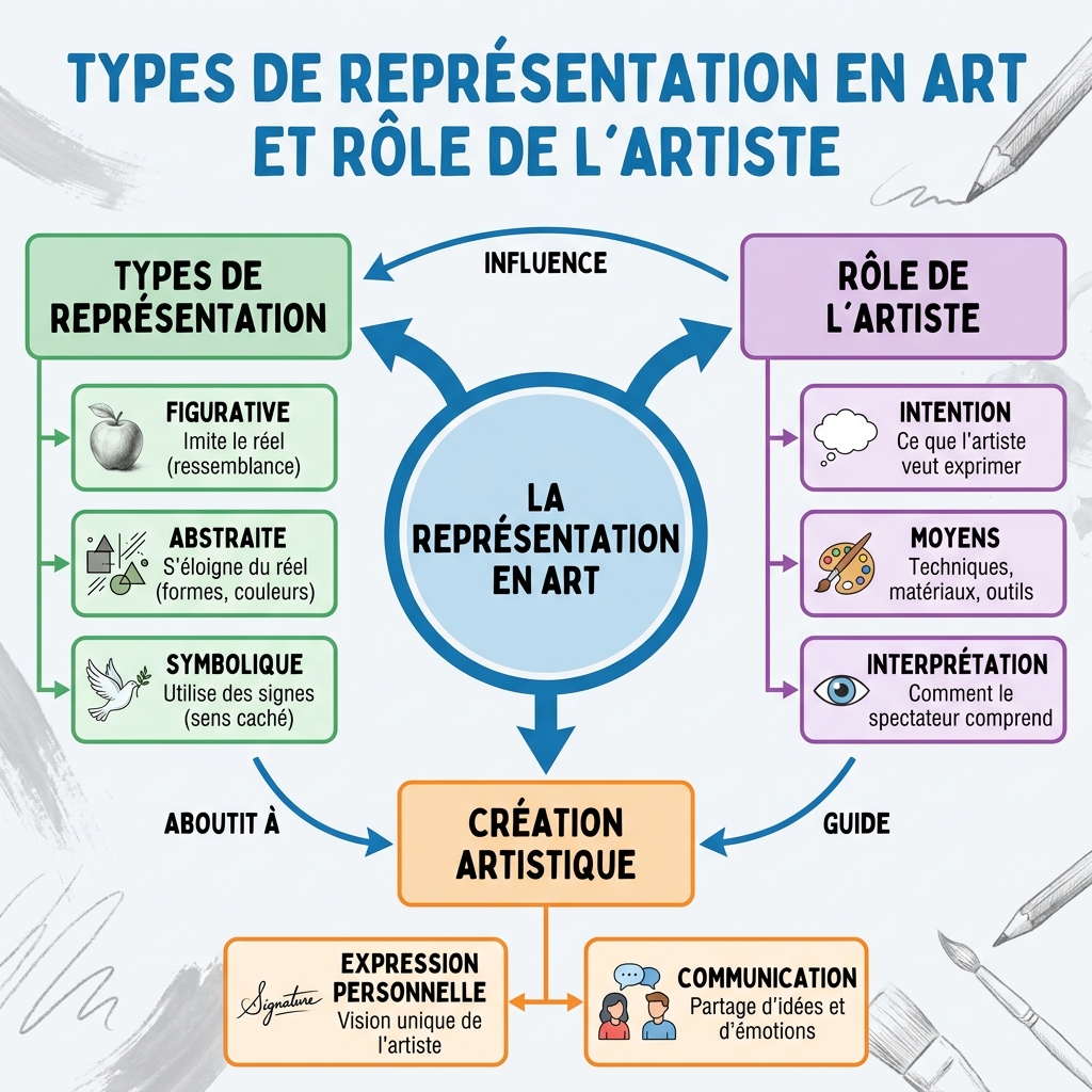 Types de Représentation en Art et Rôle de l'Artiste
