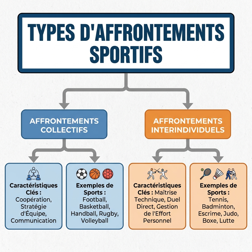 Types d'affrontements sportifs