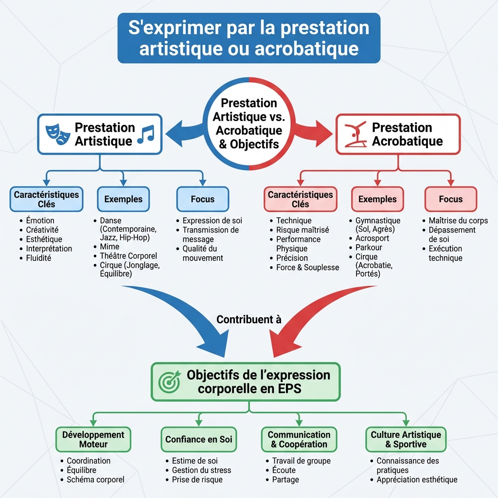Prestation Artistique vs. Acrobatique & Objectifs