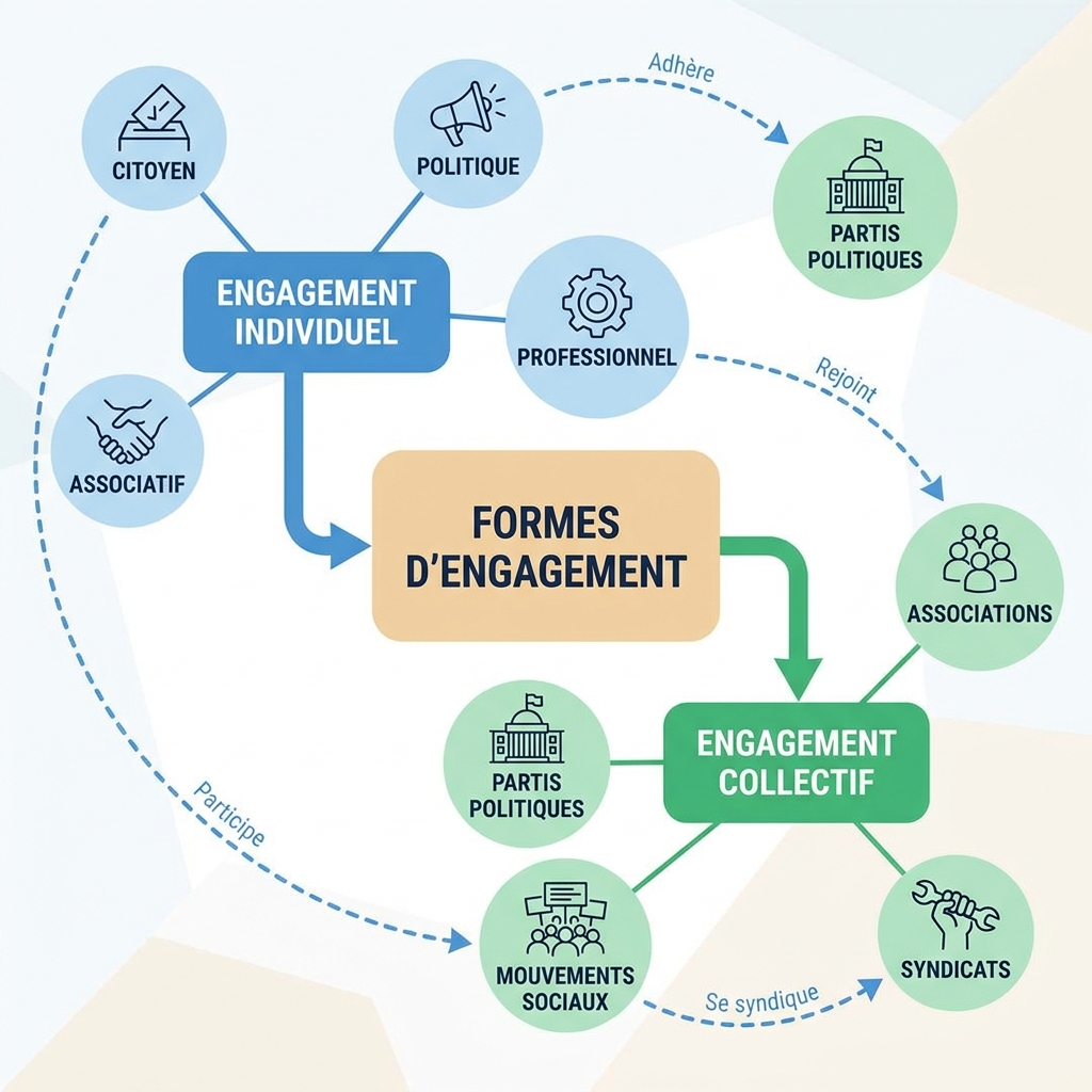 Formes d'engagement : Individuel et Collectif