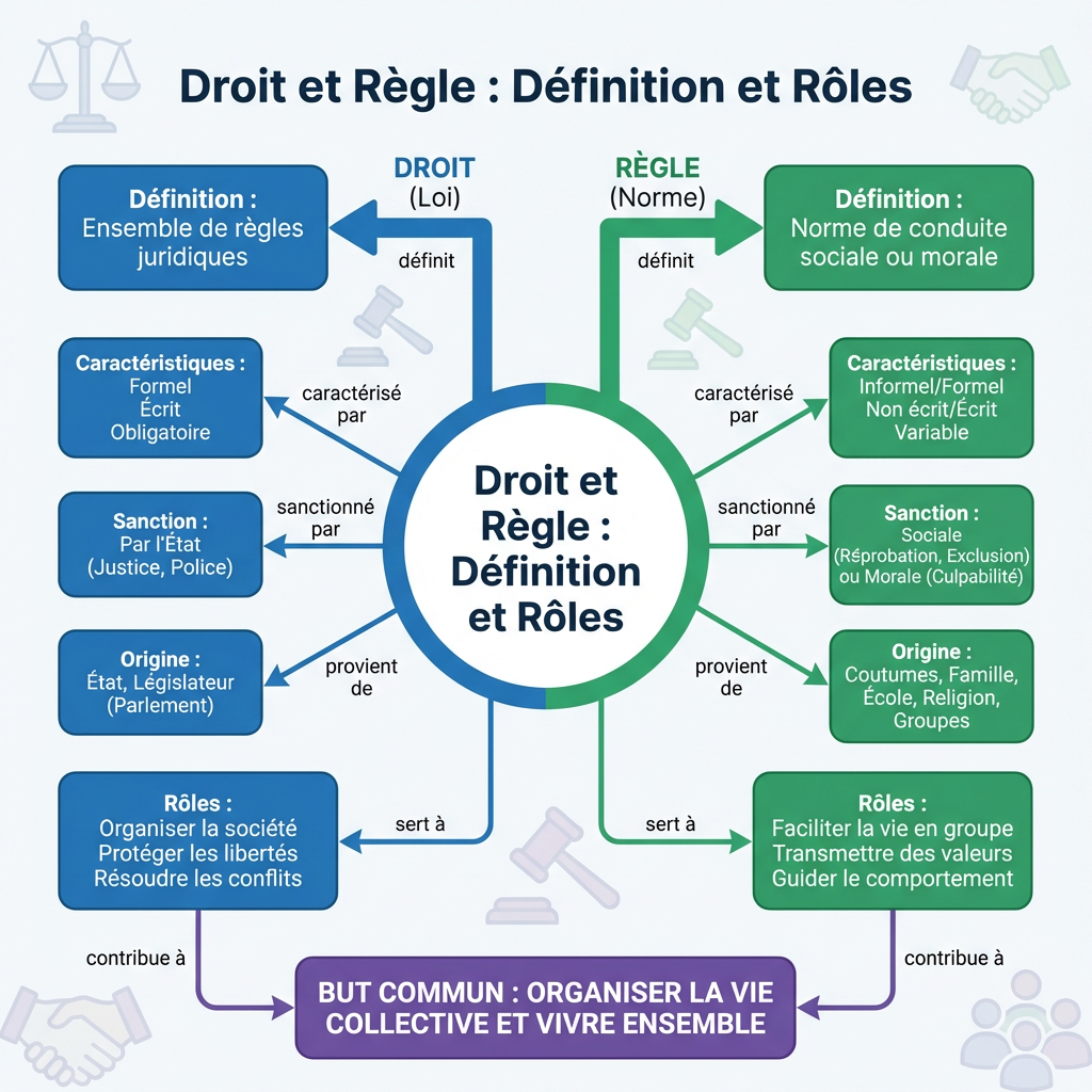 Droit et Règle: Définition et Rôles