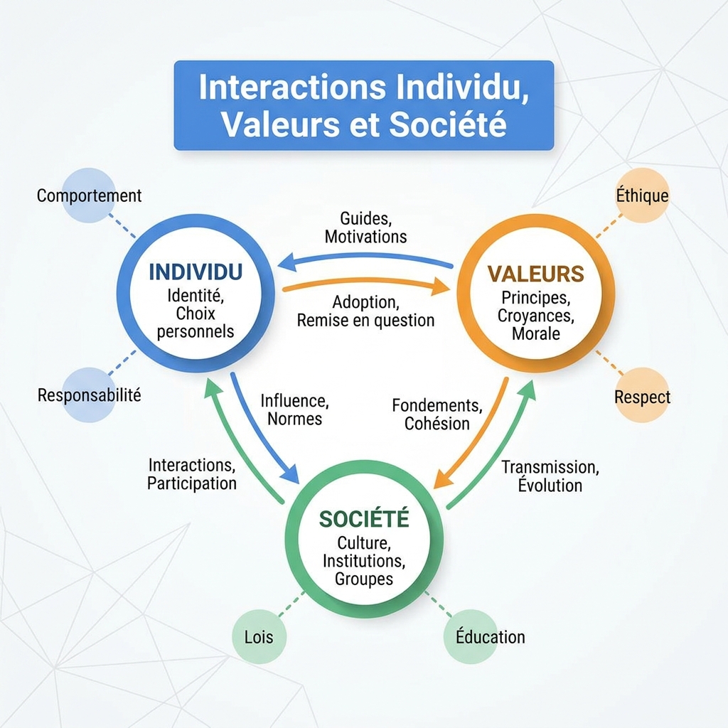 Interactions Individu, Valeurs et Société