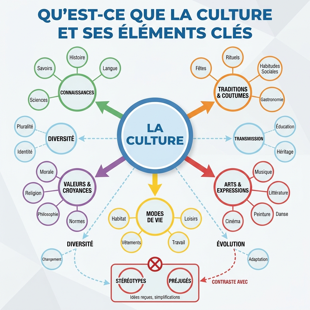 Qu'est-ce que la culture et ses éléments clés