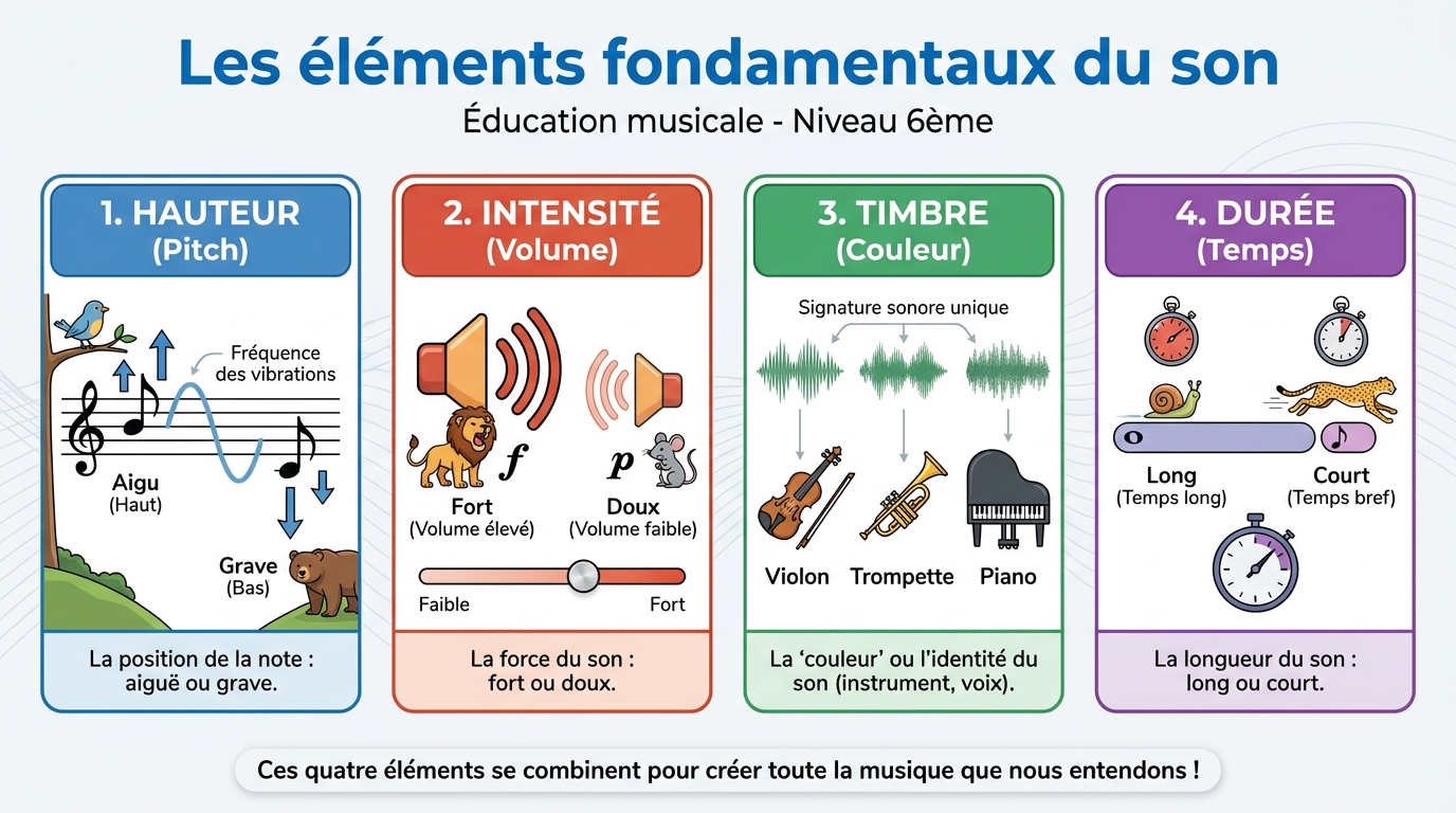 Les éléments fondamentaux du son