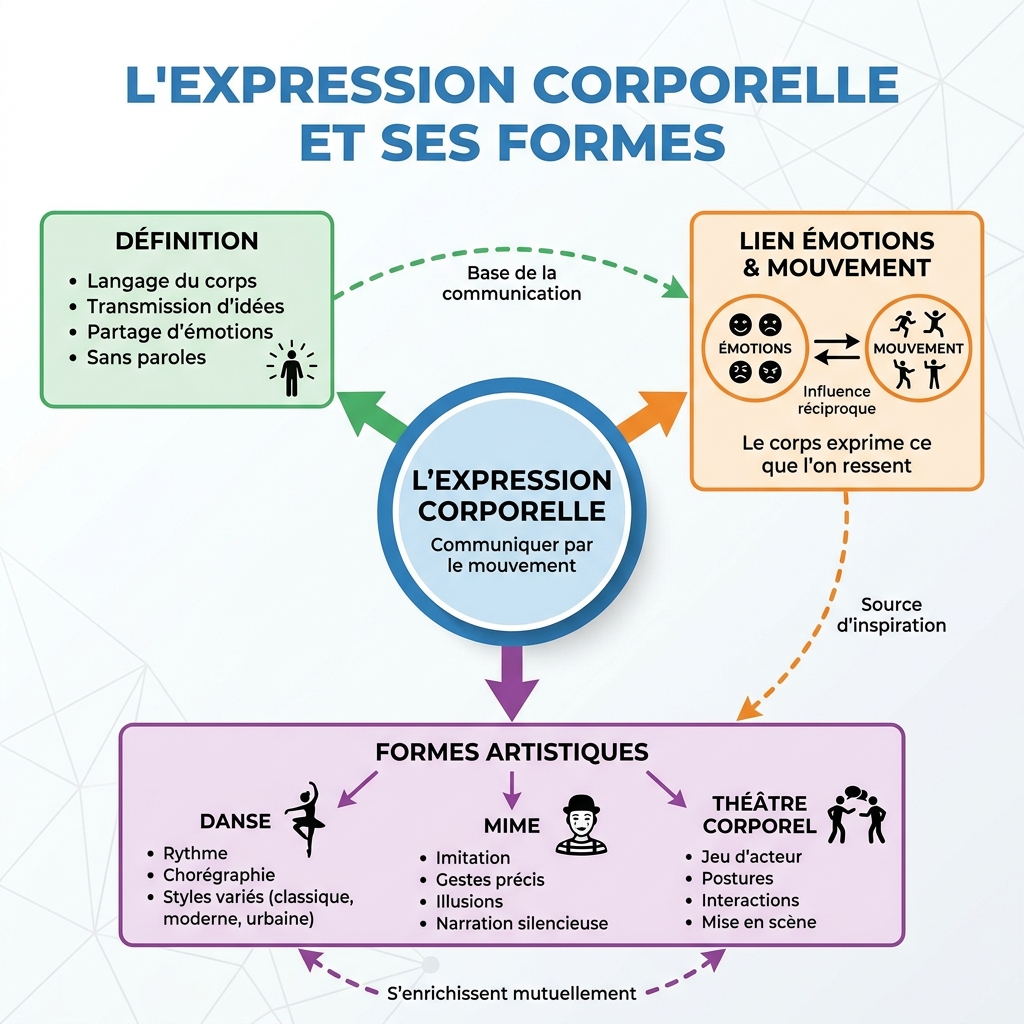 L'expression corporelle et ses formes