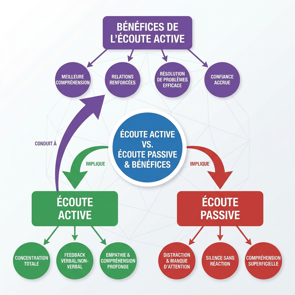 Écoute Active vs. Écoute Passive & Bénéfices