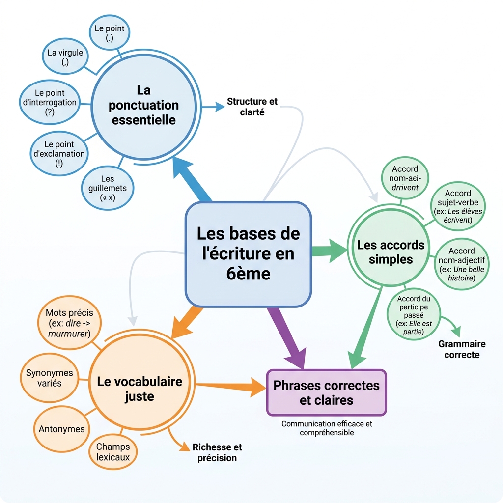Les bases de l'écriture en 6ème
