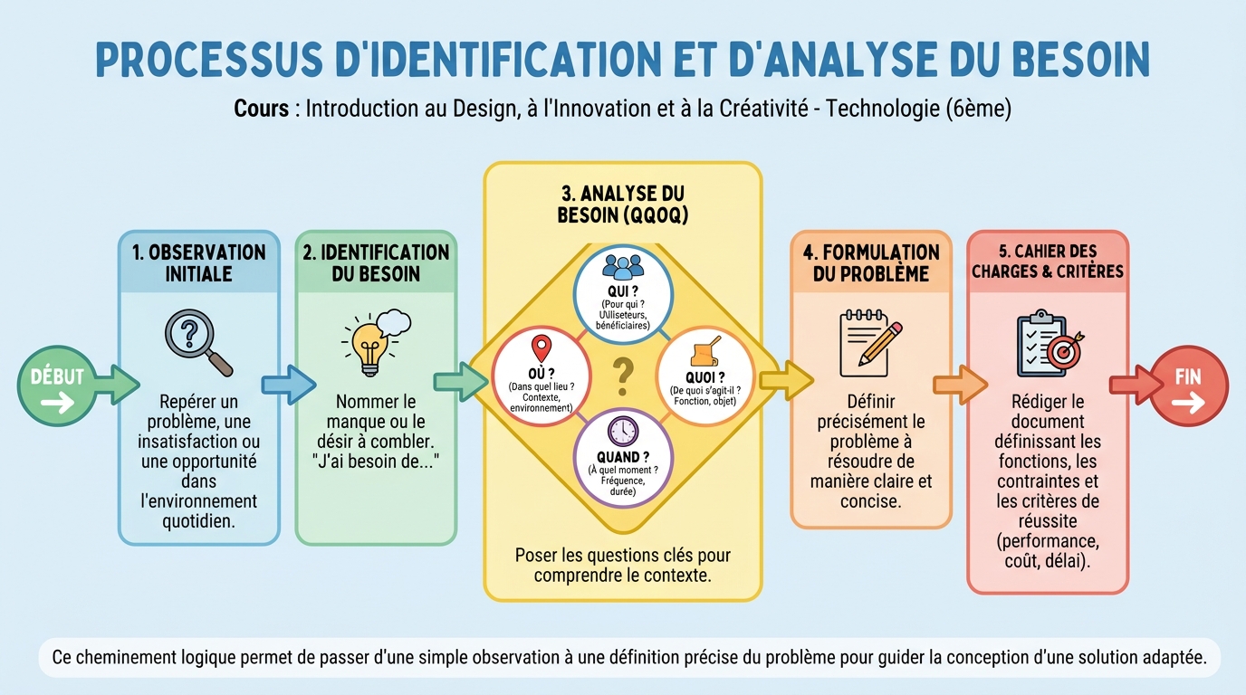 Processus d'identification et d'analyse du besoin