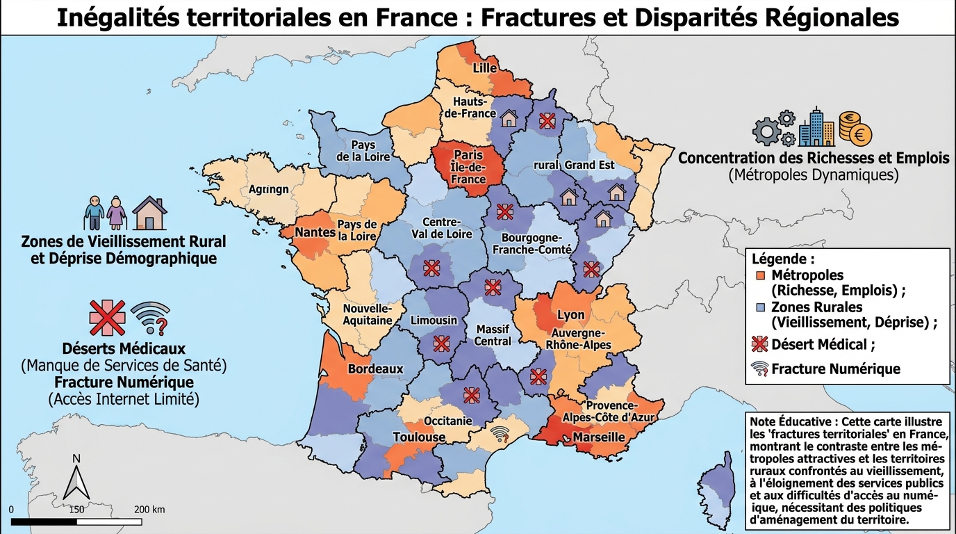Inégalités territoriales en France